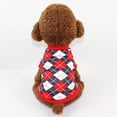 thumbnail image 3 of Ropa navideña para mascotas Chaleco de Halloween para perros Ropa para mascotas con estampado de diamantes 1432, 3 of 5