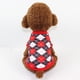 thumbnail image 3 of Ropa navideña para mascotas Chaleco de Halloween para perros Ropa para mascotas con estampado de diamantes 1432, 3 of 5