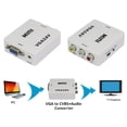 thumbnail image 2 of Convertidor Computadora premium VGA a AV TV Compuesto RCA S-Video Scan Converter 1080P Hugtrwg Para estrenar, 2 of 6