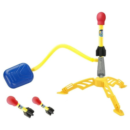 

Toy Rocket Launcher for Kids|Outdoor Soaring Rockets Flying Toys|Fun Outdoor Educational Toy with 360degrees Rotation and Light On Christmas Birthday Gifts