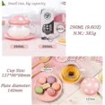 thumbnail image 4 of Cute Tea Cup Mushroom Mug Glass Tea Cups With Tea Infuser Strainer Filter Clear Teapot With Ceramic 290ml 9.6oz (blue), 4 of 4