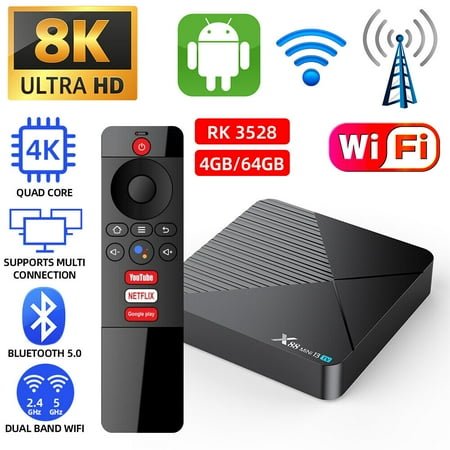 G·PEH NEW Smart TV Box Android 13.0 WIFI 6 RK3528 Quad Core 8K UHD Media Stream Player