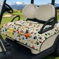 thumbnail image 3 of Psesaysky Universal Golf Cart Seat Covers for Club Car, Foldable, Washable, Breathable, Non-Slip Seat Towel Blanket with 4 Pockets for Golf Lovers, Cute Dog Paws, 3 of 8
