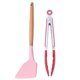 thumbnail image 1 of Juego de 2 piezas de silicona para utensilios de cocina, utensilios de cocina resistentes al calor con mango de madera, utensilio de cocina antiadherente, 1 of 5