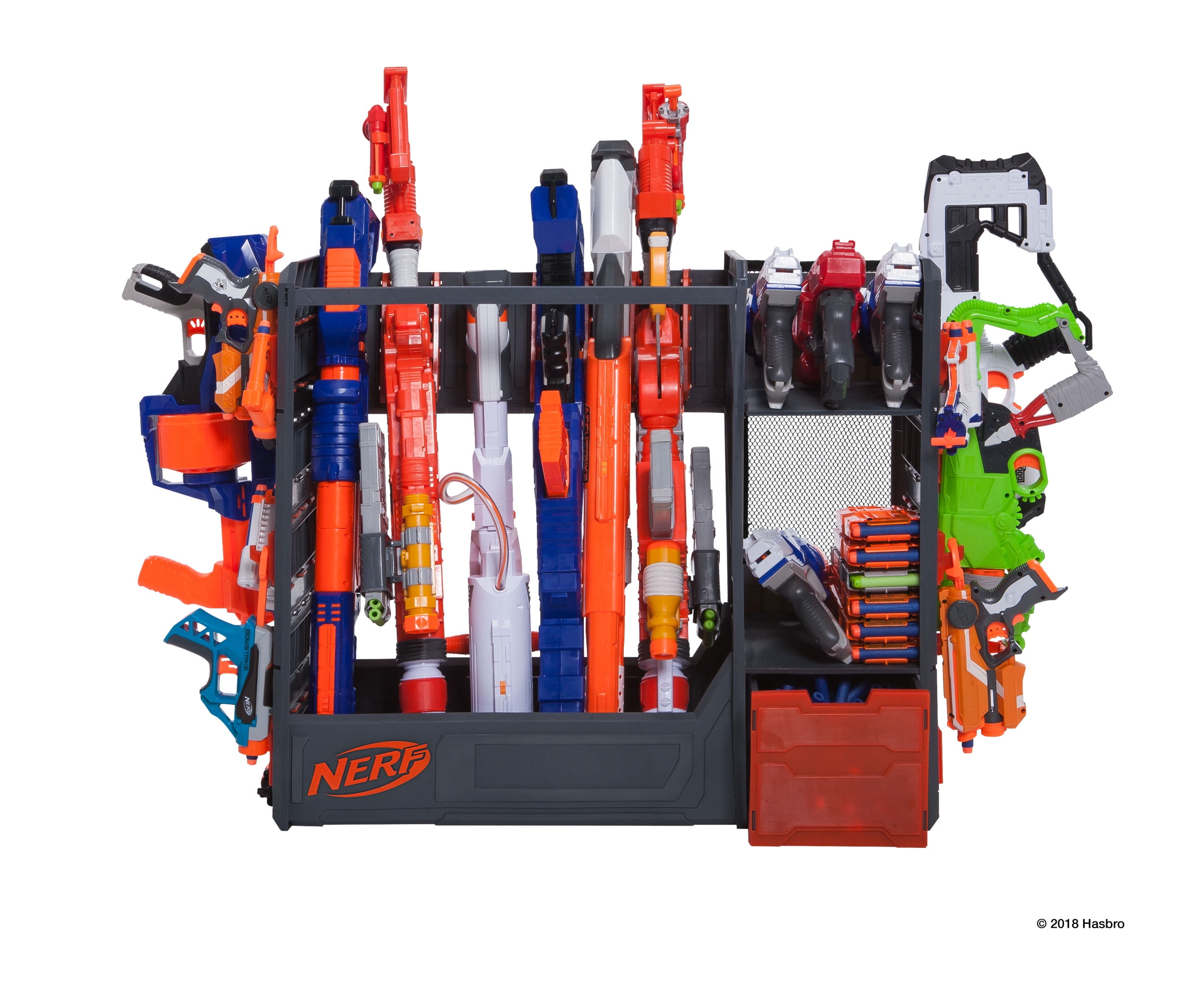 Nerf Gun Organizer - Easy Craft Ideas