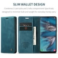 thumbnail image 3 of CaseMe Leather for Samsung Galaxy A35 5G Case, Flip Wallet Leather Case with Card Holder Magnetic Closure Shockproof Kickstand Protective Phone Cases Cover for Samsung Galaxy A35 5G 6.6-inch,Blue, 3 of 12