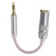 thumbnail image 2 of Cable de audio, cable de aurictor de Sonido Claro Cable Ligero Portátil Portable Multipropose Enchip y Reproducir para Hifiman ZX300A para Interfaz de Fuente de Audio de 3.5 mm, 2 of 7