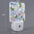 thumbnail image 2 of Salouo Colorful Koi Fish for Night Lights Plug into Wall 1 Pack, 0.5W Plug in Night Light with Dusk-to-Dawn Light Sensor LED Nightlight for Bathroom, Adult, Hallway-US, 2 of 7