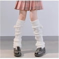 thumbnail image 1 of Women's Knitted Leg Warmers, Elastic Leg Cover, Casual Simple Style Protector, 1 of 1