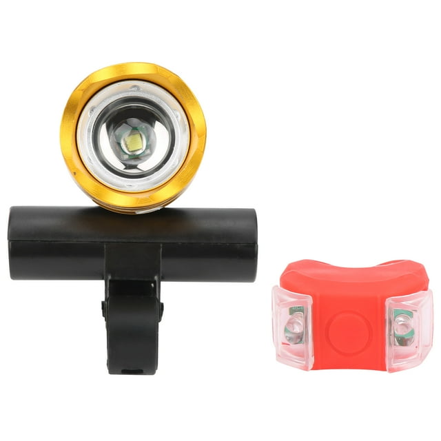 Headlights Set, Sturdy and Durable Bike Light Set Easy To Install Headlights Taillight Set, for Camping, Fishing Bike Headlights Set