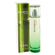 Bambou by Weil Beauty Gift 3.4 oz Eau De Parfum Spray for Women by Weil