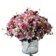 thumbnail image 5 of Decoración del hogar, decoración de habitaciones, decoración de paredes, ramo de rosas artificiales - flores de hortensia de peonía falsas para el hogar, decoración de centro de mesa de boda, peonía s, 5 of 5