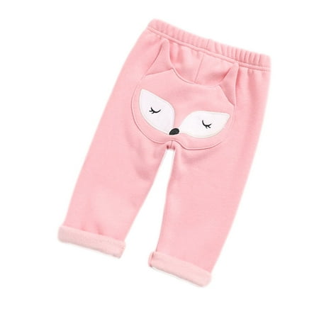

Honeeladyy Winter Newborn Children Kids Baby Boys Girls Cartoon Animal Keep Warm Leggings Trousers Pants Pink Clearance under 5$