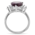 thumbnail image 4 of Luxe Jewelry Designs Women's Stainless Steel Ring with Synthetic in Amethyst - Size 10 (Pack of 2), 4 of 4