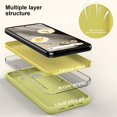 thumbnail image 3 of Slim Liquid Silicone Case for Google Pixel 7A,with Scratch-Resistant Microfiber Lining Anti-Slip and Shock Absorption Soft Silicone Protective Case for Google Pixel 7A 5G 2023 (YellowGreen), 3 of 14