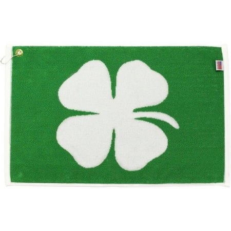 Player Supreme Luck of the Irish 4-Leaf Clover Golf Towel