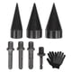 thumbnail image 1 of Uxcell 3 Pack Wood Splitter Drill Bit with Gloves 32mm + 42mm + 45mm+4 Handles for Farm, 1 of 6