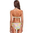 thumbnail image 5 of Dreamtimes Hippie Tie Dye Swirl Swimsuits Padded Bikini Sets Sexy Swimwear for Women, Medium, 5 of 7