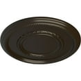 thumbnail image 3 of Ekena Millwork 17 3/8"OD x 1 1/8"P Federal Roped Large Ceiling Medallion (Fits Canopies up to 7 3/4"), Hand-Painted Stone Hearth, 3 of 6