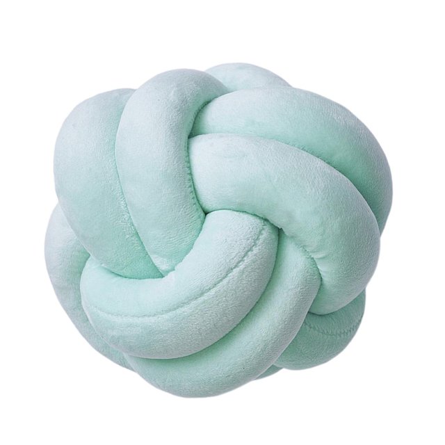 Almohada con nudo de bola Almohadas Cojín 22cm Decoración de dormitorio Verde Sunnimix bola de almohada de nudo