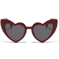 thumbnail image 4 of Gafas de terre de moda, gafas de terre de moda para mujer, gafas de protección , gafas clásicas para fiestas al , accesorios de fotografía, verano rojo gris Colcomx Gafas de sol en forma de corazón, 4 of 6
