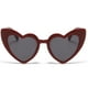 thumbnail image 4 of Gafas de de Moda Gafas de Gafas de Protección UV para Viajes en La Playa , Rojo gris, 4 of 6
