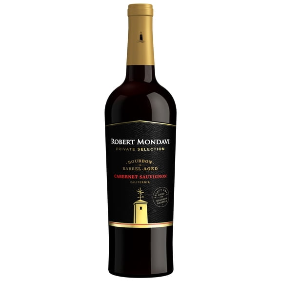 Robert Mondavi Private Selection Bourbon Barrel Aged Cabernet Sauvignon, Red Wine, 750 mL