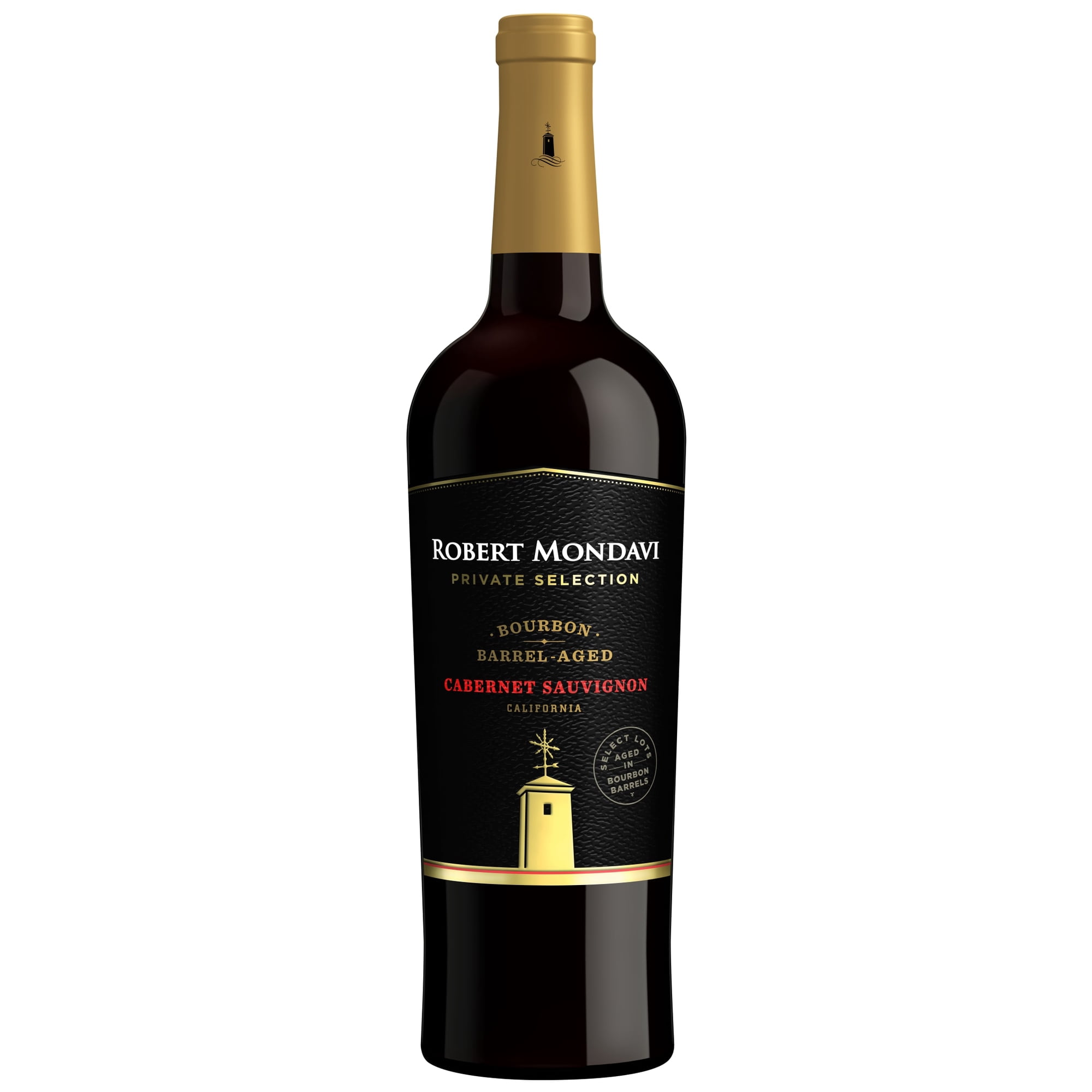 Robert Mondavi Private Selection Bourbon Barrel Aged Cabernet Sauvignon, Red Wine, 750 mL