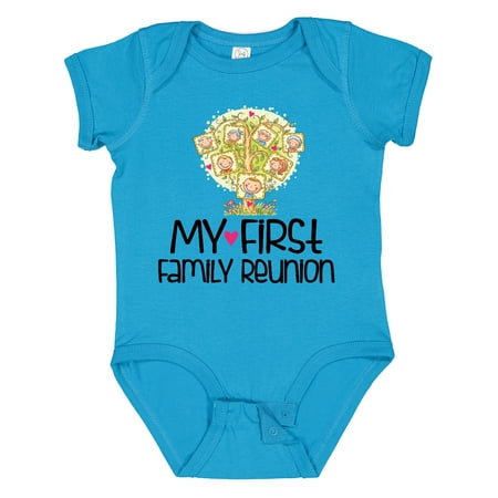 

Inktastic My First Family Reunion Gift Baby Boy or Baby Girl Bodysuit