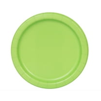 7" Paper Dessert Plates, Lime Green, 8ct