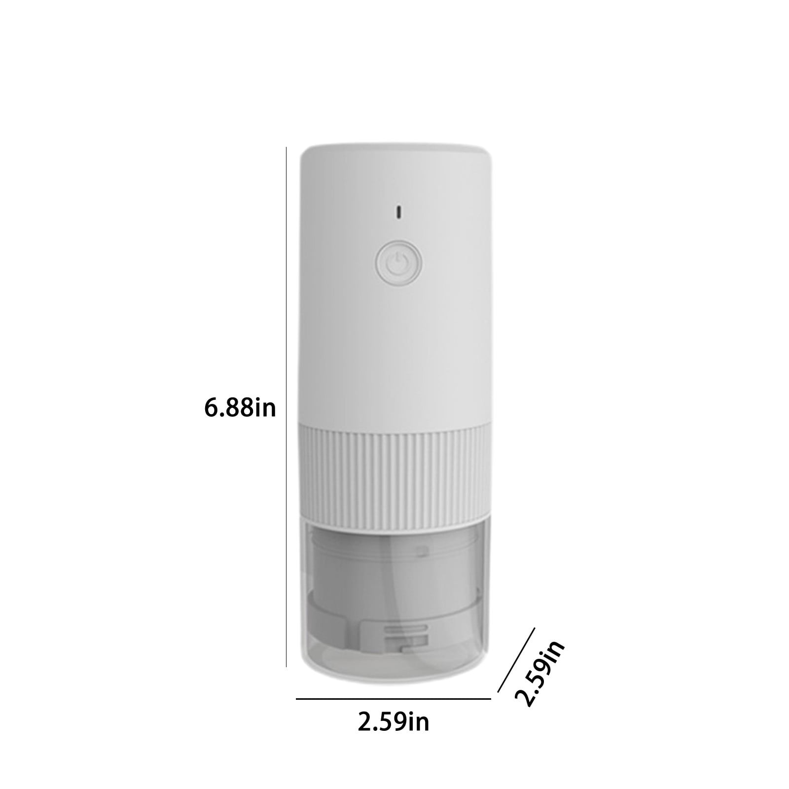 RoamHome Coffee Grinder Electric Rechargeable, 5-Speed Adjustable Grinding Machine, Portable Grinders for Coffee Spices Beans Herbs, Kitchen Supplies, Gift for Family Friend (White, 1PC)