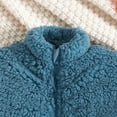 thumbnail image 7 of Zshosam Girls Bomber Jacket Casual Coat Zip Up Outerwear with Pockets(Blue,6-9 Months), 7 of 7