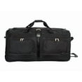 thumbnail image 7 of J World Brighton 33" Rolling Duffle Checked Bag for Travel, Black, 7 of 7