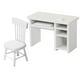 thumbnail image 2 of Escritorio y silla de computadora en miniatura a escala 1:12, escritorio y silla de oficina de madera, mesa de estudio moderna y sillas, juego de, 2 of 9