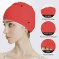 Silicone Swim Cap Bubble Shape to Reduce Warer Drag, Reusable Swimming