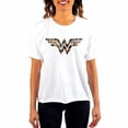 thumbnail image 4 of Juniors DC Comic Superhero Wonder Woman Logo White Graphic Tee-XL, 4 of 7