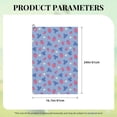 thumbnail image 4 of Kdxio Strawberry And Flowers Pattern Golf Towel (24" X 16") with Carabiner Clip - The Convenient Golf Cleaning Towel, 4 of 8