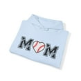 thumbnail image 5 of Baseball Hoodie Sweatshirt, Mom baseball heart, Gift for mom, Mother's Day, 5 of 7