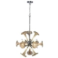 thumbnail image 2 of Art Glass Designs 60" Yuri Hand Blown 6-Light Chandelier, 2 of 2