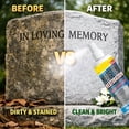 thumbnail image 4 of Headstone Restoration & Cleaning Spray, Professional Tombstone & Monument Cleaning Spray, Restores Protects Memorial Stones, Efficient Dirt Rust Removal, No Damage, 4 of 8