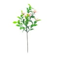 thumbnail image 2 of 11.8 Inch Artificial Pink Pentaphyllus Flower Stems, Realistic Plastic Greenery Sprigs for Vase Arrangements, Home Decor, Wedding Centerpieces, Flexible DIY Floral Decor, Lightweight 9.3g, 2 of 6