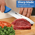thumbnail image 2 of Plys Boning Knife 6" Fixed Balde Fillet Knives Kitchen Meat and Fish Cutting Butcher Deboning Lightweight, 2 of 6
