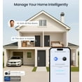 thumbnail image 5 of Veise Built-in WiFi Fingerprint Smart Lock, App Remote Control, No Hub Needed, Keyless Entry, Front Door Smart Deadbolt, Digital Keypad, Auto Lock, IP55 Waterproof, BHMA Grade 3, Satin Nickel, 5 of 9