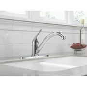 Delta 100LF-HDF Classic Single Handle Centerset Kitchen Faucet, Chrome