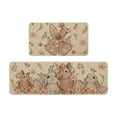 thumbnail image 3 of 2Pcs Easter Doormat Cute Soft Easter Rug Happy Easter Welcome Floormat Decorative For Party Daily For Door, 3 of 7