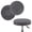 A260 Gray, variant on Bar Stool Covers Round Stretch Chair Seat Protector in Wine Red for Kitchen Counter Chairs with Elastic Band Fitting Twelve to Fourteen Inch Seats A266 Wine