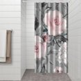 thumbnail image 3 of Waterproof Pioneer Shower Curtain 36x72 Inch Polyester Unique Colorful Floral Shower Curtain for Bathroom Hotel Home Decor with 7 Plastic Hooks, 3 of 4