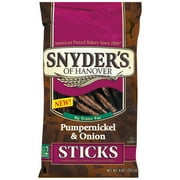 Snyder's of Hanover: Pumpernickel & Onion Pretzel Sticks, 9 Oz