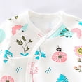 thumbnail image 4 of 0-1 Months Newborn One-Piece Jumpsuit Baby Cotton Casual Long Sleeve Bodysuit Toddler & Infant Boy's Girl's Comfortable Clothing Light Purple Newborn Gift, 4 of 4