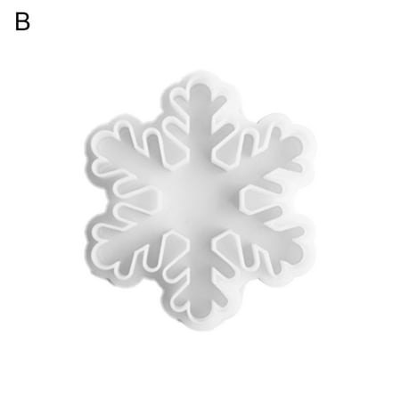 

Beautiful Snowflake Shape Cookie Cutter Christmas Style DIY Plastic Biscuit Cutter Kitchen Tools Gold Plastic